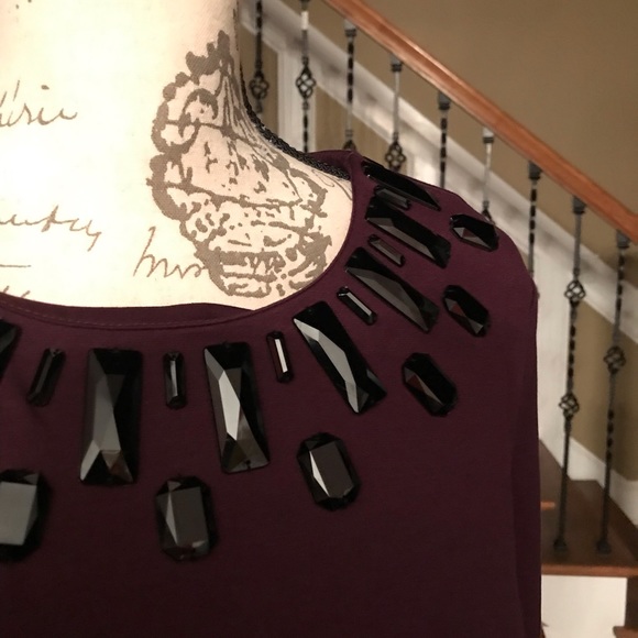 NWT Dana Bachman jeweled dress - Picture 2 of 7